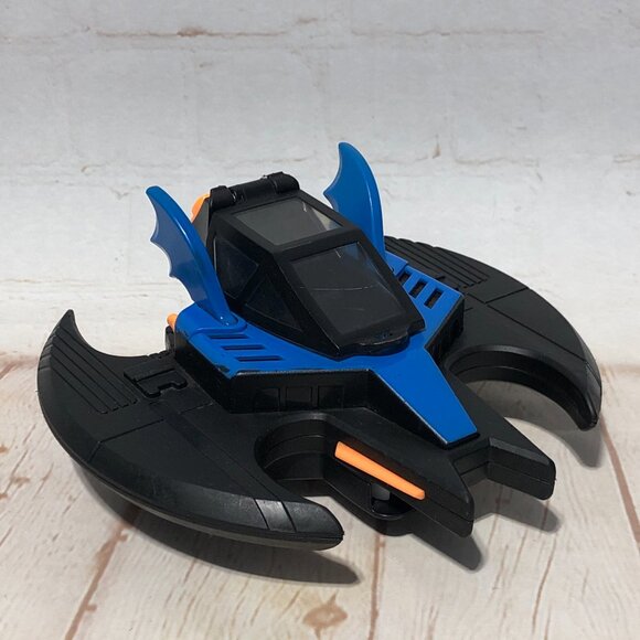 Imaginext DC Super Friends BATWING Blue Bat Jet Plane Fisher Price With Batman - Picture 6 of 10